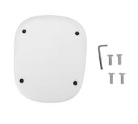 Vikye Staffa da Tavolo per Altoparlante, Ripiano per Altoparlante Salvaspazio in Metallo, Altoparlante Audio Surround con Riduzione delle Vibrazioni Antiscivolo Compatibile con (WHITE)