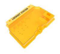 Vikye Stazione di Lockout Tagout Scheda di Stoccaggio per Montaggio a Parete per Uso Industriale Materiale PC Giallo