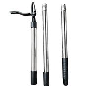 Vikye Strumento per Diserbo Manuale Resistente con Design a 4 Artigli per Erbacce con Radici Profonde in Giardino, Prato, Robusto Acciaio Inossidabile, Lega di Alluminio, Acciaio Fuso per