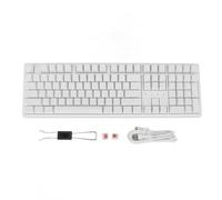 Vikye Tastiera da Gioco, Tastie di Retroilluminazione da 108 Tasti RGB, connettività a Tre modalità, Alimentazione USB C per il Telefono Tablet, Switch Rosso