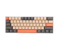 Vikye Tastiera per Macchina da Scrivere, Tastiera da Gioco Meccanica Ricaricabile a 61 Tasti in 3 modalità con Retroilluminazione RGB, Asse Verde Sostituibile a Caldo per Laptop PC