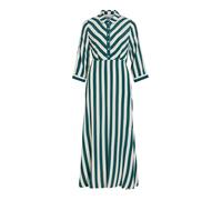 VILA Abito camicia 'VIAya Paya' giada / bianco Donna - Abbigliamento - Taglie comode - Abiti - Abiti camicia VILA 44