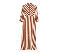 VILA Abito camicia 'VIAya Paya' marrone / bianco Donna - Abbigliamento - Taglie comode - Abiti - Abiti camicia VILA 44