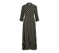 VILA Abito camicia 'VIAya Paya' oliva / nero Donna - Abbigliamento - Taglie comode - Abiti - Abiti camicia VILA 38
