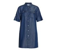 VILA Abito camicia 'VIMai' blu scuro Donna - Abbigliamento - Taglie comode - Abiti - Abiti camicia VILA 38