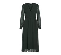 Vila Vifalia V-Neck L/S Midi Dress-Noos Vestito, Scarab, 40 Donna