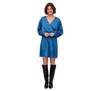 Vila Abito da Donna Multistrato a Portafoglio L/S/su-Noos, Blu Federale, 46