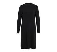 Vila VIRIL Crew Neck L/S Midi Dress-Noos Vestito, Nero, L Donna