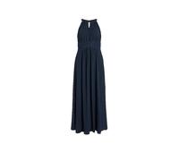 Vila - Vestito lungo da damigella allacciato al collo blu navy 38