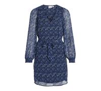 VILA Abito 'VIFalia' blu / nero / bianco Donna VILA 38 blu / nero / bianco