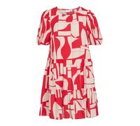 VILA Abito 'VIHasja' rosso / offwhite Donna - Abbigliamento - Taglie comode - Abiti - Abiti camicia VILA 36