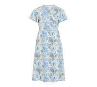 Vila Lovie Wrap Short Sleeve Midi Dress Blu 36 Donna