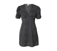 VILA - Vestito corto nero e bianco a pois 34