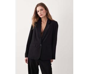 VILA - Blazer sartoriale nero in coordinato 42