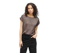 Vila Viellette S/S Satin Top - Noos, Falcon, 42