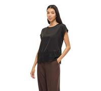 Vila Blusa A Maniche Corte Ellette Full Satin Lace Top