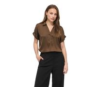 Vila Enna Ravenna Top Short Sleeve Blouse Marrone 38 Donna
