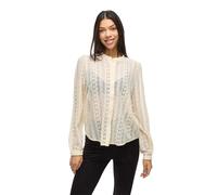 Vila - VICHIKKA LACE L/S SHIRT- NOOS Bianco - Abbigliamento XS Bianco