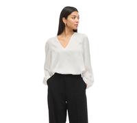 Vila Blusa A Maniche Lunghe Ellette Smock Satin Top