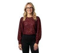 Vila Blusa A Maniche Lunghe Fina O-neck Top