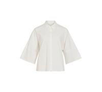 Vila Camicia da donna con maniche a 3/4 VIJUNO Loose Fit, Bianco neve 1, 44