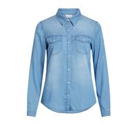 VILA Camicia da donna 'VIBista' blu chiaro Donna VILA XL blu chiaro