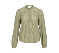 VILA Camicia da donna 'VIChikka' oliva Donna - Abbigliamento - Taglie comode - Camicie e tuniche - Camicie VILA XS