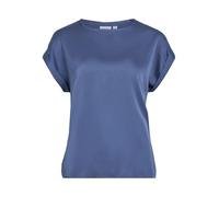 Vila Camicia da Donna Viellette S/S, in Raso, a Maniche Corte, Azzurro, 44