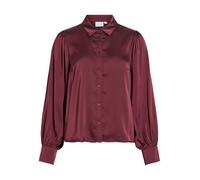 VILA Camicia da donna 'VIEnna Ravenna' bordeaux Donna - Abbigliamento - Taglie comode - Camicie e tuniche - Camicie VILA L
