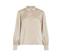 VILA Camicia da donna 'VIEnna Ravenna' greige Donna - Abbigliamento - Taglie comode - Camicie e tuniche - Camicie VILA XS