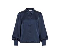 VILA Camicia da donna 'VIENNA RAVENNA' navy Donna - Abbigliamento - Taglie comode - Camicie e tuniche - Camicie VILA XS