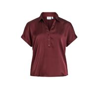 VILA Camicia da donna 'VIEnna Ravenna' rosso carminio Donna - Abbigliamento - Taglie comode - Camicie e tuniche - Camicette e top VILA S