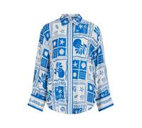 VILA Camicia da donna 'VIJosia' blu / offwhite Donna VILA XS