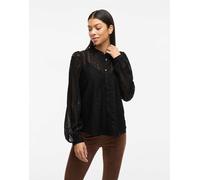 VILA Camicia da donna 'VIChikka' nero, Taglia L