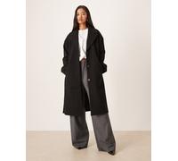 VILA - Cappotto nero con cintura 44