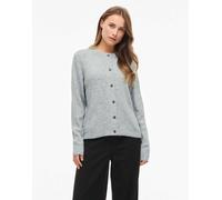 VILA - Cardigan in maglia grigio chiaro mélange M