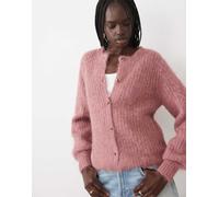 Vila cardigan lavorato a maglia effetto soffice rosa cipria M