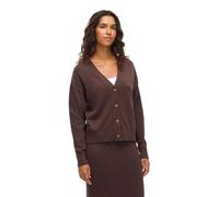 Viril V-Neck Knit Cardigan - Noos, Chicco di caffè, M