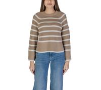 Vila Clothes Beige Cotton Sportswear - IT42|M