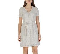 Vila Clothes Beige Recycled Polyester Short Dress - IT42|M