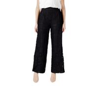Vila Clothes Black Cotton Casual Pants - IT38|XS
