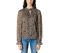 Vila Clothes Black Recycled Polyester Blouse - IT36|XXS