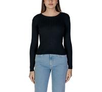 Vila Clothes Black Recycled Polyester Sportswear - IT42|M
