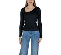 Vila Clothes Black Viscose Sweatshirt - IT38|XS