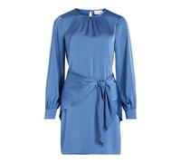 Vila Clothes Blue Recycled Polyester Short Dress - IT38|XS
