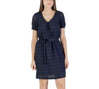 Vila Clothes Blue Recycled Polyester Short - IT40|S