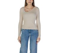 Vila Clothes Cream Viscose Sweatshirt - IT38|XS