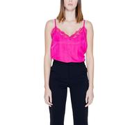 Vila Clothes Pink Viscose Tank Tops - IT36|XXS