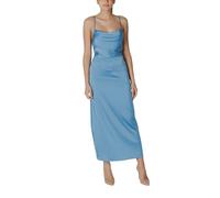 Vila Clothes Turquoise Polyester Long Dress - IT42|M