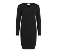Vila Clothes Viril L/s Knit Dress-Noos, Vestito Donna, Nero (Black), 40 (Taglia Produttore: Large)